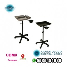 Bandeja de acero con recipiente para uso...