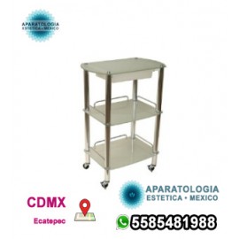 Carrito para vidrio con cajón deslizable