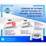 Lámpara de fotones LED PDT plegable de 7...