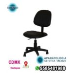 Silla de recepción con respaldo inclinable